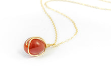 Load image into Gallery viewer, Carnelian Stone Necklace
